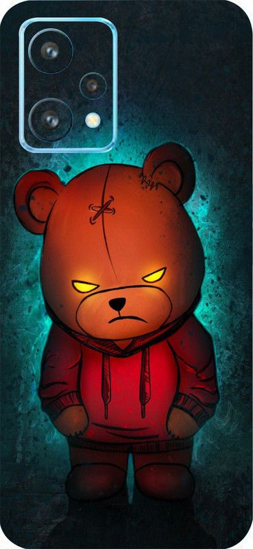 Jeeva Creation Realme 9Pro 5G Mobile Skin  (Ultra Super Angry Bear Matte Finish Skin With High Matte Finish.)