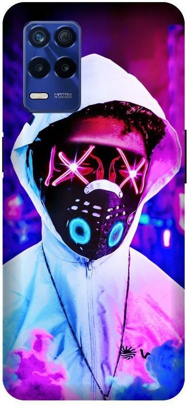 BARMANS Back Cover for Realme 8 5G Neon, Neon Devil, Neon boy, Neon cool  (Multicolor, Shock Proof, Pack of: 1)