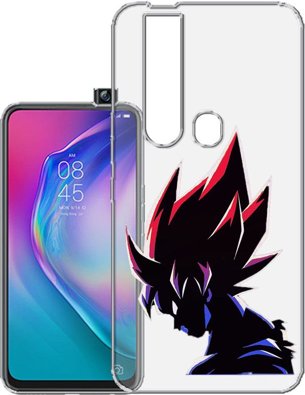 HANIRY Back Cover for Tecno Camon 15 Pro / Tecno CD8 back cover / GOKU / Designer / PNG_09  (Multicolor, Flexible, Silicon, Pack of: 1)