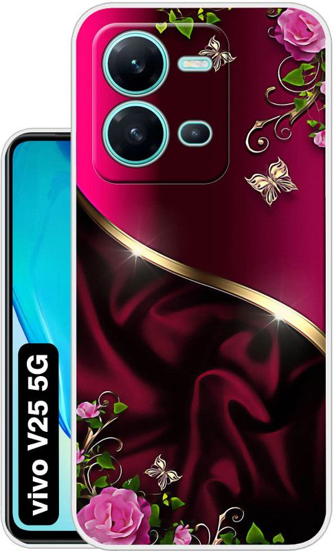 Case Club Back Cover for vivo V25 5G  (Multicolor, Grip Case, Silicon, Pack of: 1)