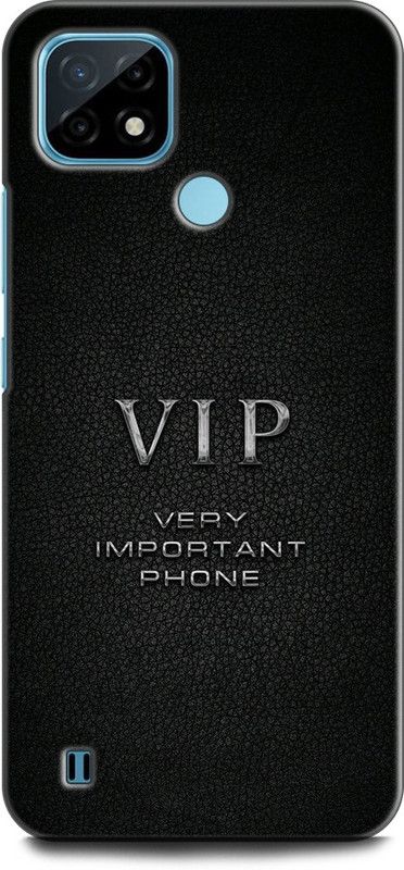 INDICRAFT Back Cover for Realme C21Y, RMX3261 VIP, VIP PHONE, CROWN, QUOTES, BLACK  (Multicolor, Dual Protection, Pack of: 1)
