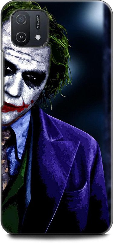 INDICRAFT Back Cover for OPPO A16K, CPH2349 JOKER, BATMAN, FACE, DARK KNIGHT, WHY SO SERIOUS  (Multicolor, Shock Proof)