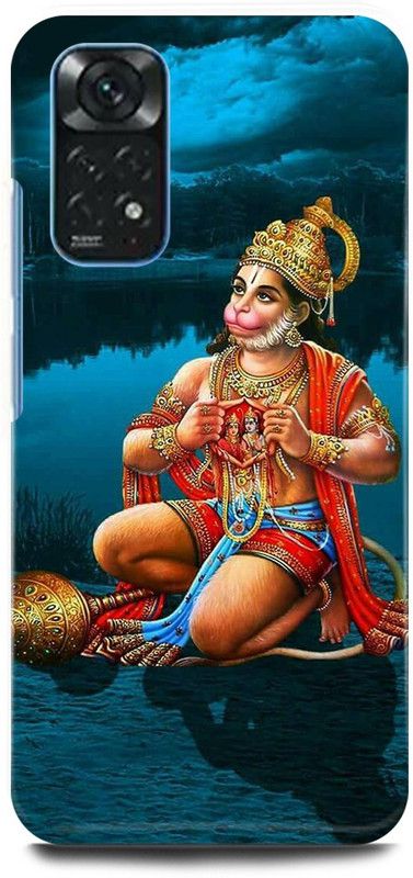 play fast Back Cover for Redmi Note 11S HANUMAN, JI, JAI,SHREE, RAM  (Blue, Hard Case, Pack of: 1)