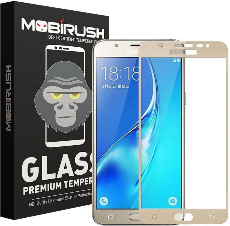 MOBIRUSH Edge To Edge Tempered Glass for Samsung Galaxy J7 Prime  (Pack of 1)