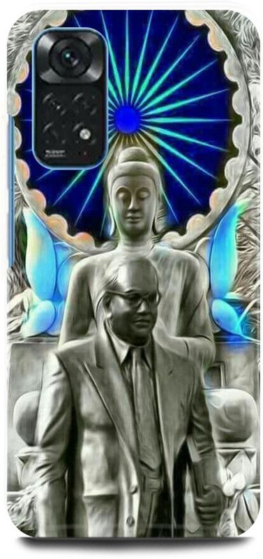 play fast Back Cover for Redmi Note 11 BABA, SAHEB, BHIMRAV, AMBEDKAR  (Grey, Hard Case, Pack of: 1)