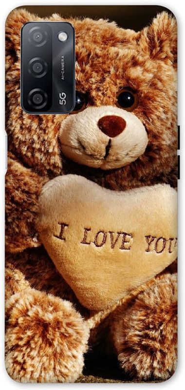 XLIQ Back Cover for OPPO A53s 5G  (Brown, Flexible, Silicon, Pack of: 1)