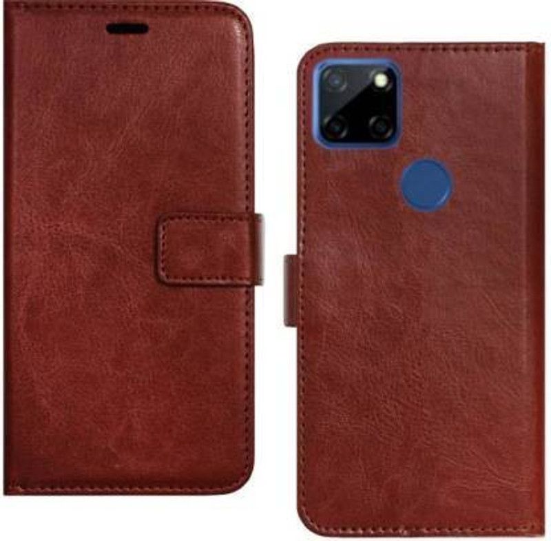 BooZ Back Cover for Realme C25, Realme Narzo 30A, Realme C12, Realme Narzo 20, Realme C25S  (Brown, Dual Protection, Pack of: 1)