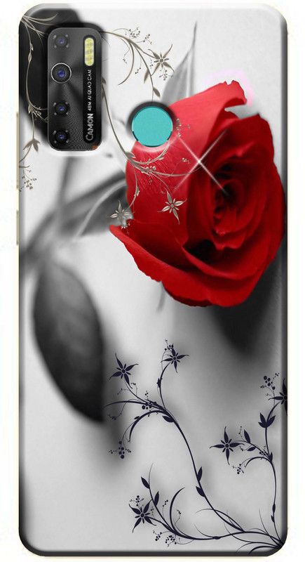 MORITZ Back Cover for Tecno camon 15  (Grey, Red, Anti-radiation, Silicon, Pack of: 1)