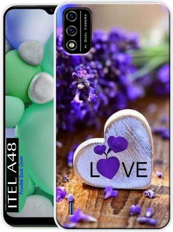 Amstyle Back Cover for Itel A48  (Multicolor, Dual Protection, Silicon, Pack of: 1)