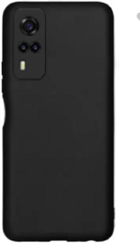 SRAVZ CASE Back Cover for Vivo Y31  (Black, Flexible, Pack of: 1)