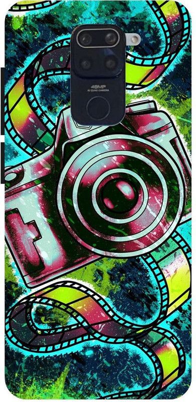 PICHKU Back Cover for REDMI NOTE 9-M2003J15SC-CAMERA,LENS,DSLR,PHOTOGRAPHY,SHOOT,NATURE,BOYS,TRANDING,STYLISH  (Green, Hard Case, Pack of: 1)