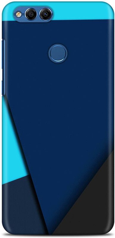 Sankee Back Cover for Honor 7X  (Blue, Hard Case)