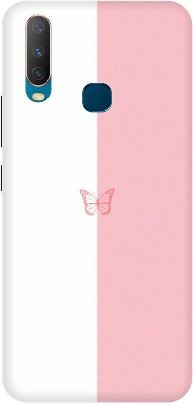 Zaplab Back Cover for Vivo Y15 , 1901, Butterfly Printed  (Multicolor, Hard Case, Pack of: 1)