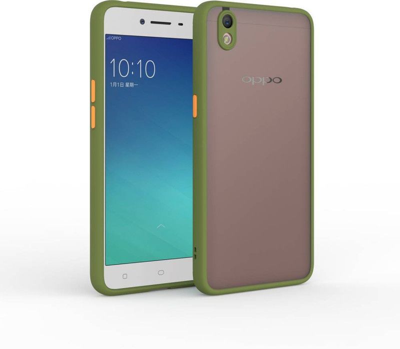 AOnes Back Cover for Oppo A37  (Green, Cases with Holder, Pack of: 1)