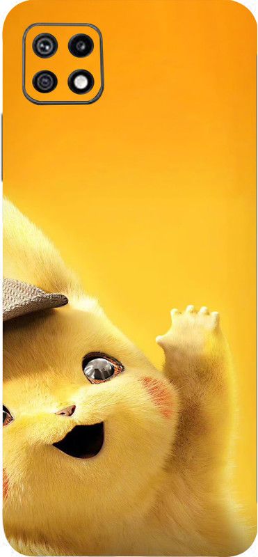 LAMHA Samsung Galaxy F42 5G Mobile Skin  (Ultra Super Baby Pikachu With High Matte Finish.)