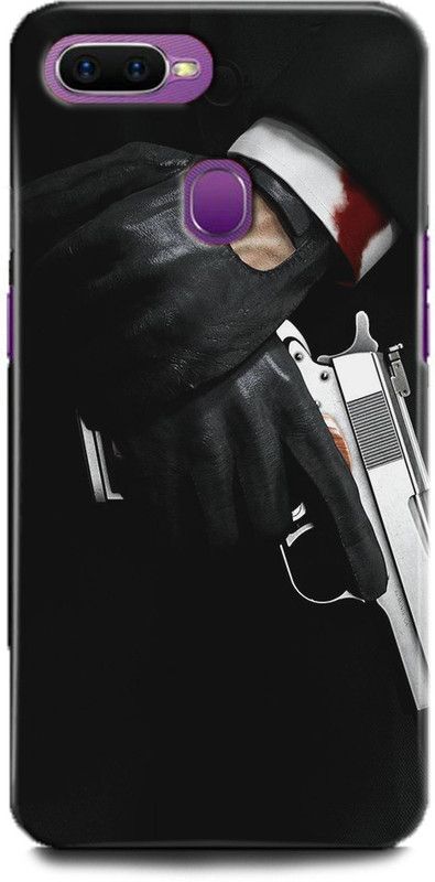 INTELLIZE Back Cover for Oppo F9/CPH1881 hitman,Printed  (Multicolor, Shock Proof, Pack of: 1)