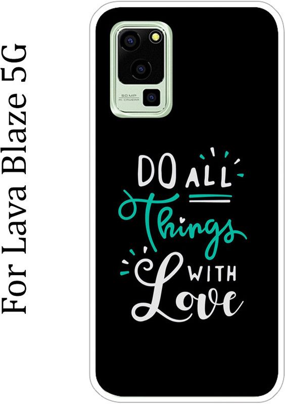 SillyStore Back Cover for Lava Blaze 5G  (Multicolor, Grip Case, Silicon)
