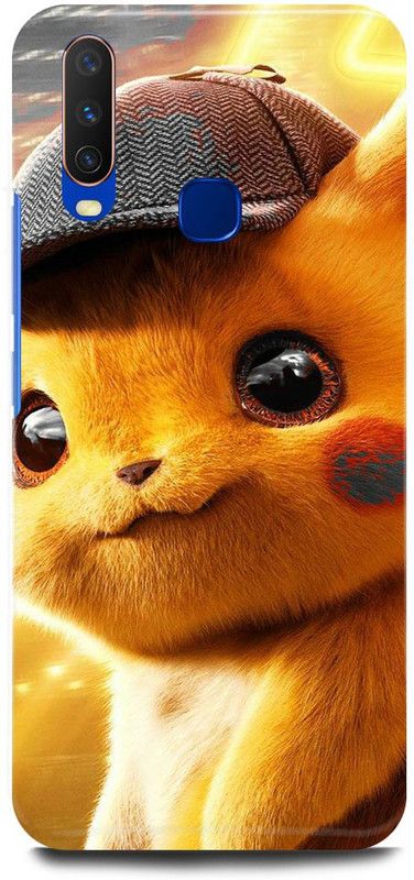 FUGGA Back Cover for Vivo U20, 1921, PIKACHU, POKEMON, TV, SERIES, CARTOON  (Multicolor, Hard Case, Pack of: 1)