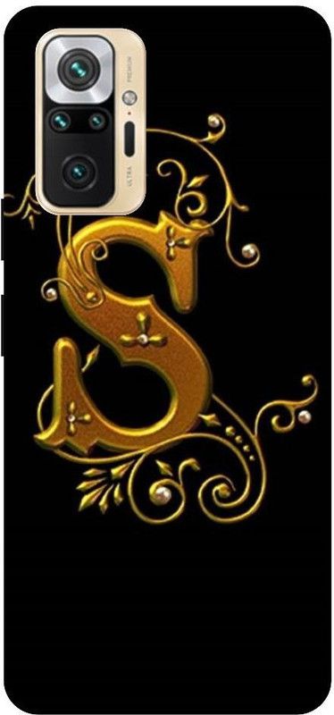 GRAFIQE Back Cover for REDMI Note 10 Pro Max M2101K6I S, S LETTER, S ALPHABET, S DESIGN  (Multicolor, Shock Proof, Pack of: 1)