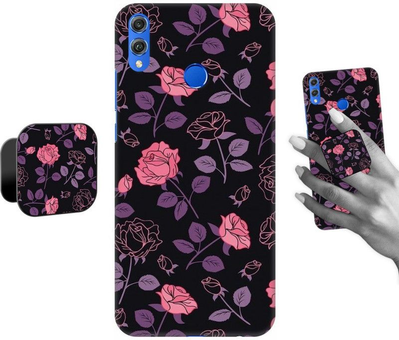 COBIERTAS Back Cover for Honor 8X  (Multicolor, Cases with Holder)