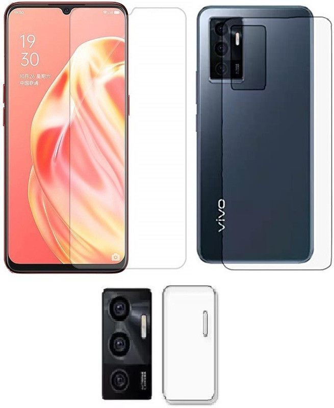 COVER CAPITAL Front and Back Tempered Glass for Vivo V23e 5G  (Pack of 3)