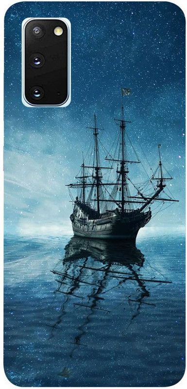 Golden Mask Back Cover for Samsung Galaxy S20 Blue Ship  (Multicolor, Waterproof, Silicon, Pack of: 1)