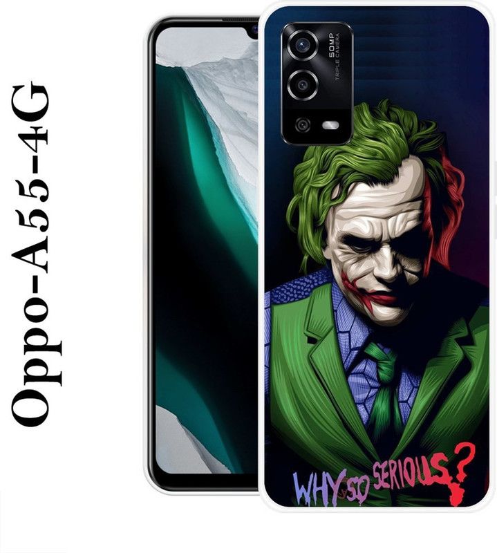 KUDI Back Cover for Oppo A55 4G  (Multicolor, Silicon)