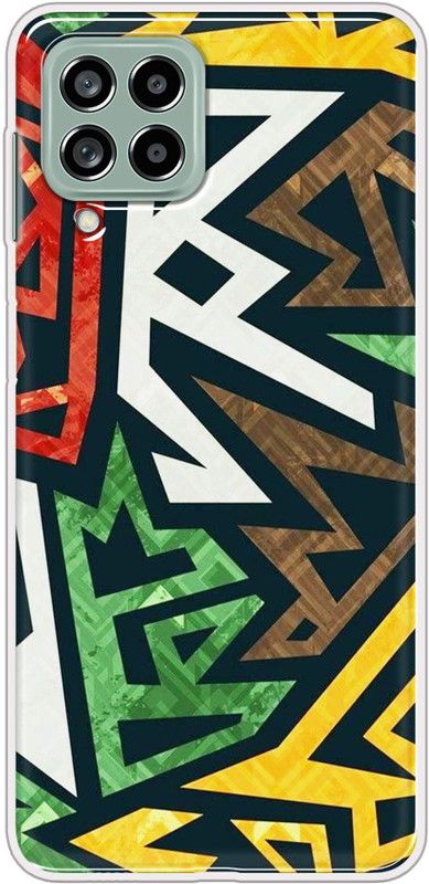 Print Zap Back Cover for Samsung M53 5G  (Multicolor, Grip Case, Silicon)