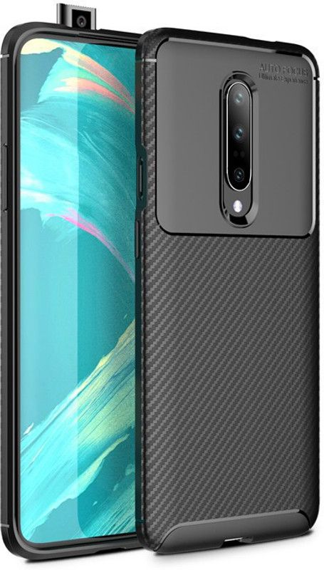 Frivety Back Cover for OnePlus 7 Pro  (Black)