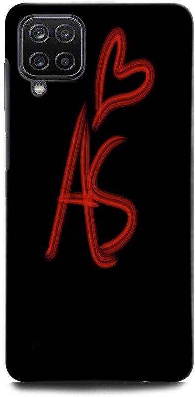 ORBIQE Back Cover for SAMSUNG Galaxy M12  (Black, Red, Hard Case, Pack of: 1)