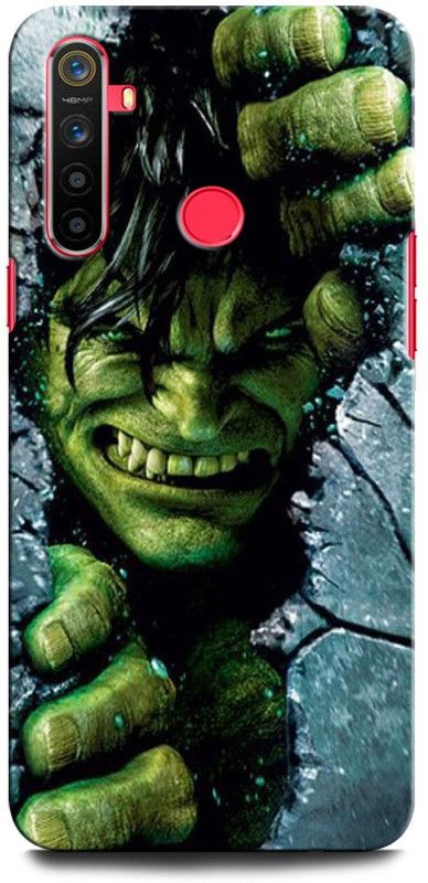 GRAFIQE Back Cover for Realme 5i 2030 HULK, ANGRY HULK, HULK FACE, AVENGER, MARVEL, SUPERHERO  (Multicolor, Shock Proof, Pack of: 1)