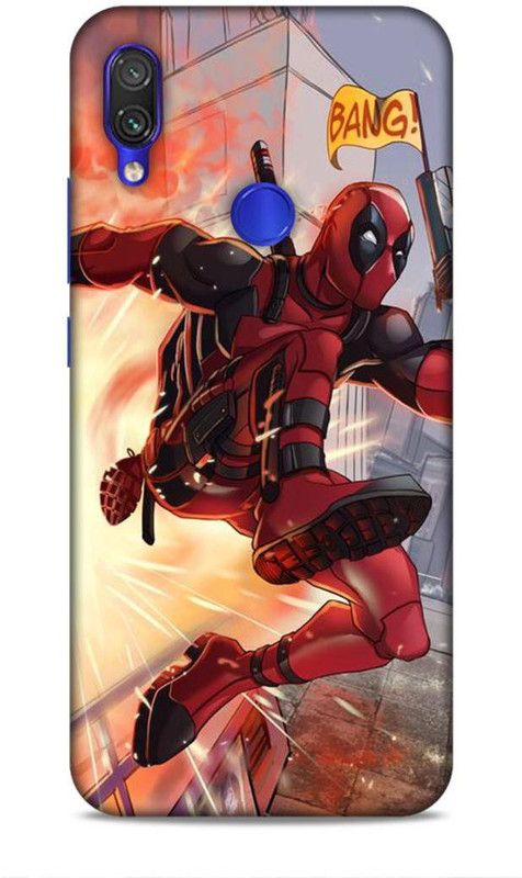 MAPPLE Back Cover for Redmi Note 7S (Designer / Deadpool / Marvel / Superhero)  (Multicolor, Hard Case)