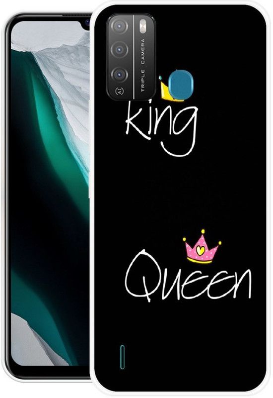 INDIALAND Back Cover for Itel Vision 1 Pro  (Multicolor, Grip Case, Silicon)