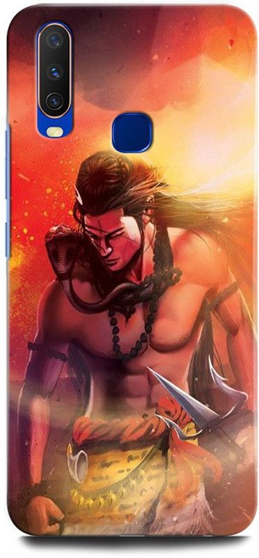 ORBIQE Back Cover for Vivo U10 SHIVJI, LORD SHIVA, MAHADEV, BHOLENATH  (Multicolor, Shock Proof, Pack of: 1)