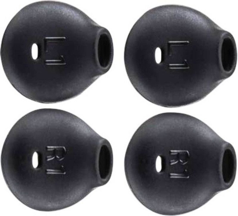 THE DARK NIGHT BBS DEAL 4 pcs (2 Pair) Silicone Ear Hooks Earbud Cover... In The Ear Headphone Cushion  (Pack of 1, Black)