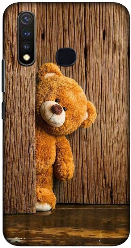 CROKIAN Back Cover for Vivo Y19 Teddy Back Cover  (Multicolor, Hard Case, Pack of: 1)