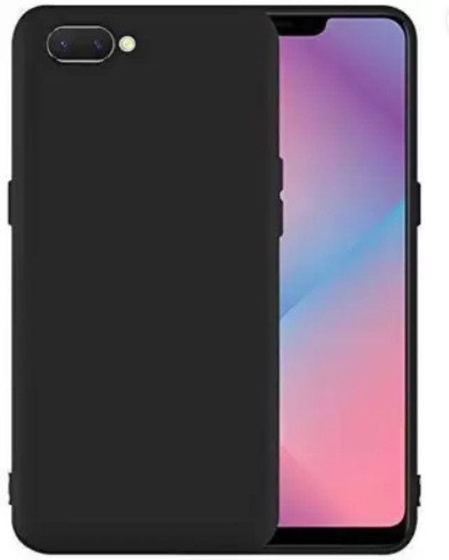 SRAVZ CASE Back Cover for Realme C2  (Black, Pack of: 1)