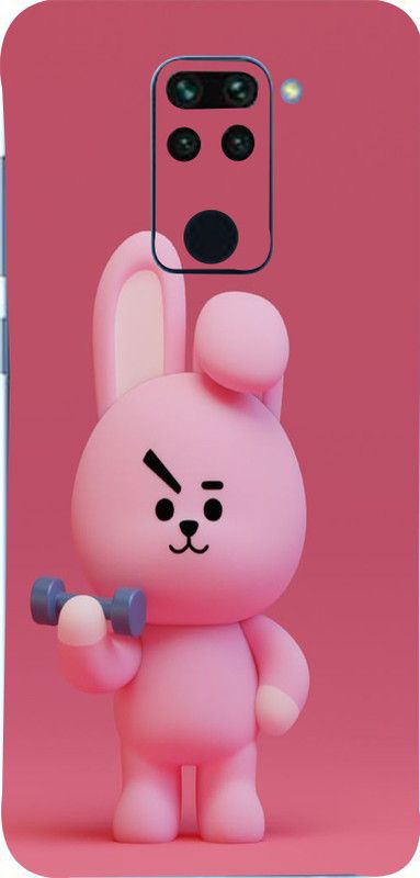 Mclaxa Loving Teddy Mobile Back Skin Guard, Loving Teddy, Redmi Note 9 Pro Mobile Skin  (Loving Teddy Skin With Super Matte Finish)