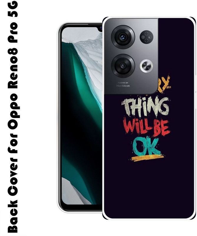 REALKING Back Cover for Oppo Reno8 Pro 5G  (Multicolor, Grip Case, Silicon, Pack of: 1)