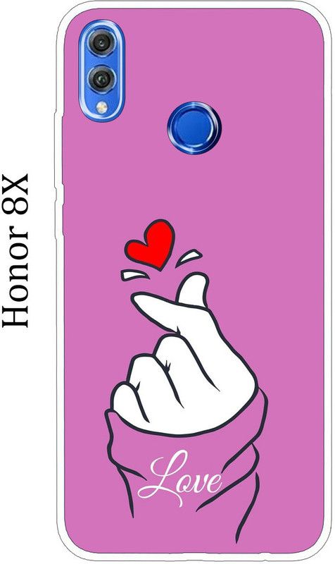 SillyStore Back Cover for Honor 8X  (Multicolor, Grip Case, Silicon, Pack of: 1)
