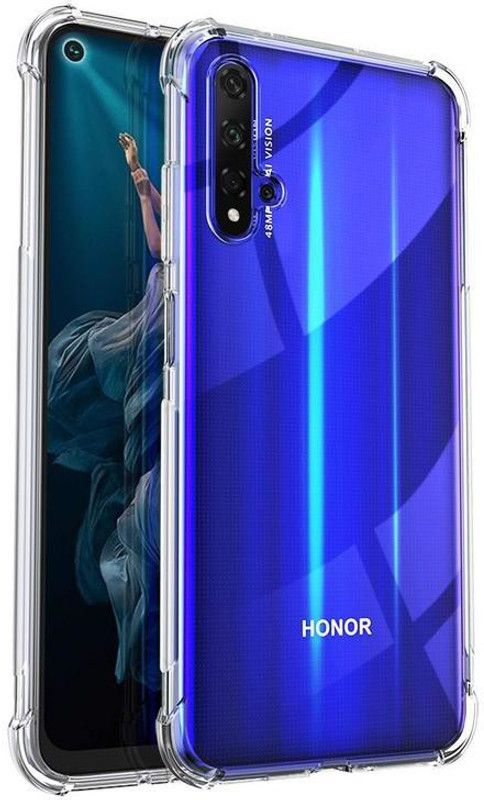 Elica Bumper Case for Honor 20  (Transparent, Shock Proof, Pack of: 1)