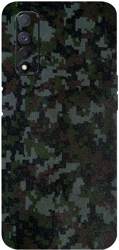 BUGGU Realme Narzo 30 Mobile Skin  (Ultra Super Camouflage Military Digital Skin With High Matte Finish.)
