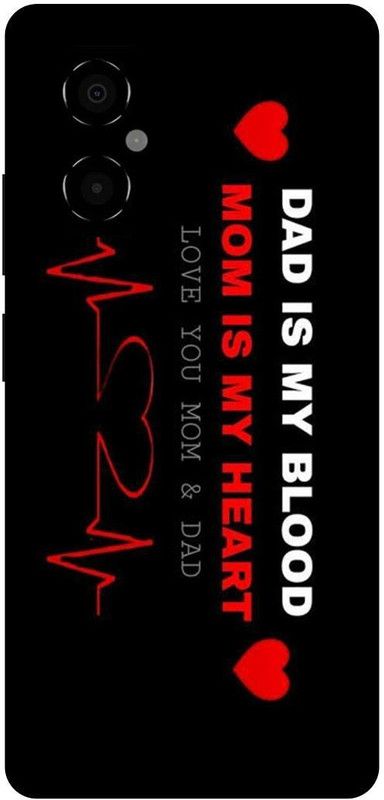 play fast Back Cover for POCO M4 5G, MZB0BRWIN, MOM, DAD, MOTHER, FATHER, LOVE  (Black, Hard Case, Pack of: 1)