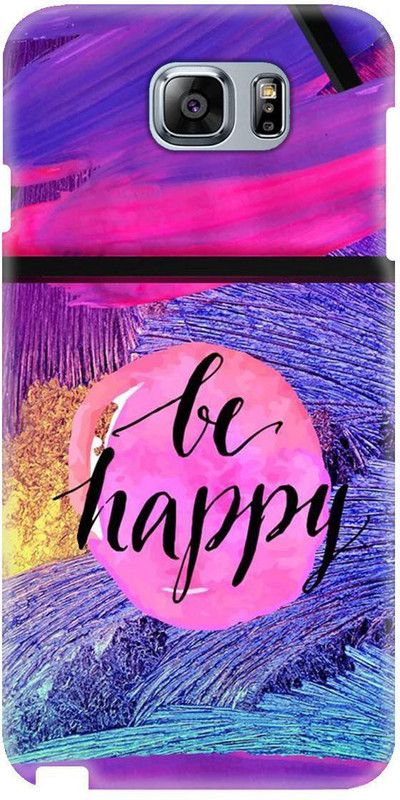 Smutty Back Cover for Samsung Galaxy Note 5, N920G - Be Happy Print  (Multicolor, Hard Case, Pack of: 1)