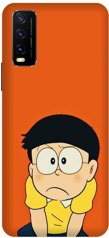 URCHIN Back Cover for Vivo Y20 Nobita, doraemon, cartoon, cute, funny  (Multicolor, Shock Proof, Pack of: 1)