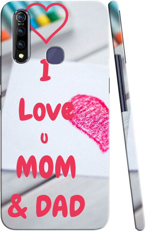 ADITI Designs Back Cover for Vivo U3  (Multicolor, Dual Protection)