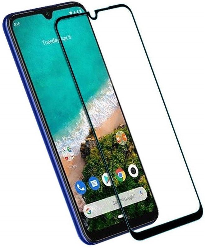 The Wholeseller Edge To Edge Tempered Glass for Mi A3  (Pack of 1)