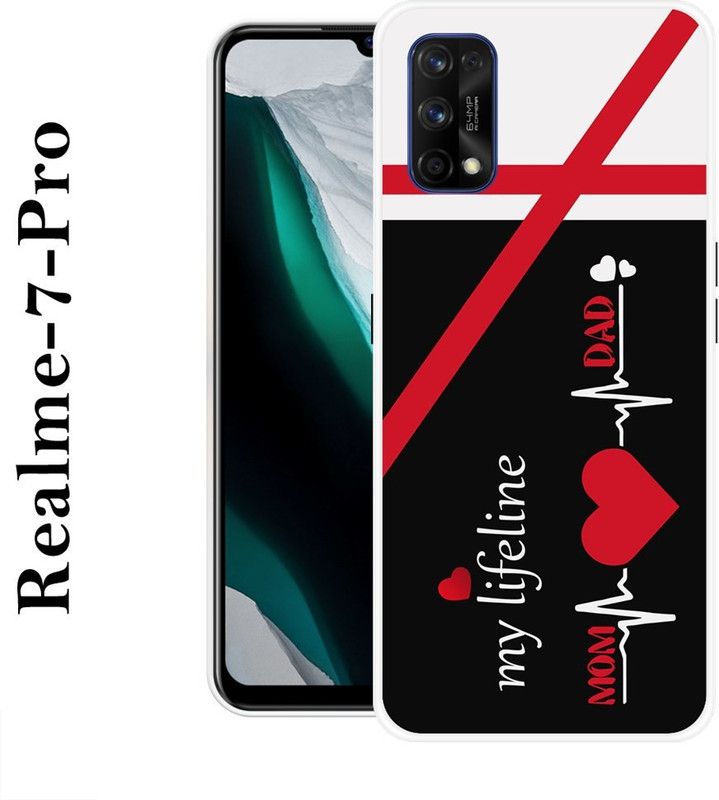 BAGRA Back Cover for Realme 7 Pro  (Multicolor, Silicon)