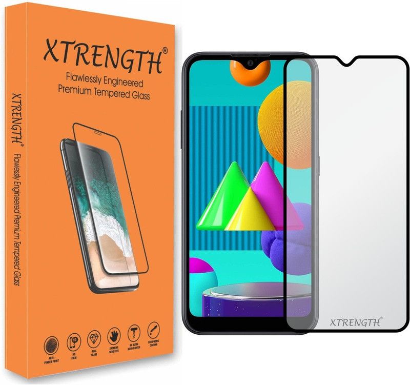 XTRENGTH Edge To Edge Screen Guard for Realme Narzo 20, Realme Narzo 10A, Realme Narzo 20A, Realme Narzo 10, Realme Narzo 30A  (Pack of 1)