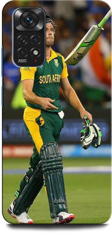 ORBIQE Back Cover for Redmi Note 11s AB DE VILLIERS, CRICKET, BATSMAN, SPORTS  (Multicolor, Hard Case)
